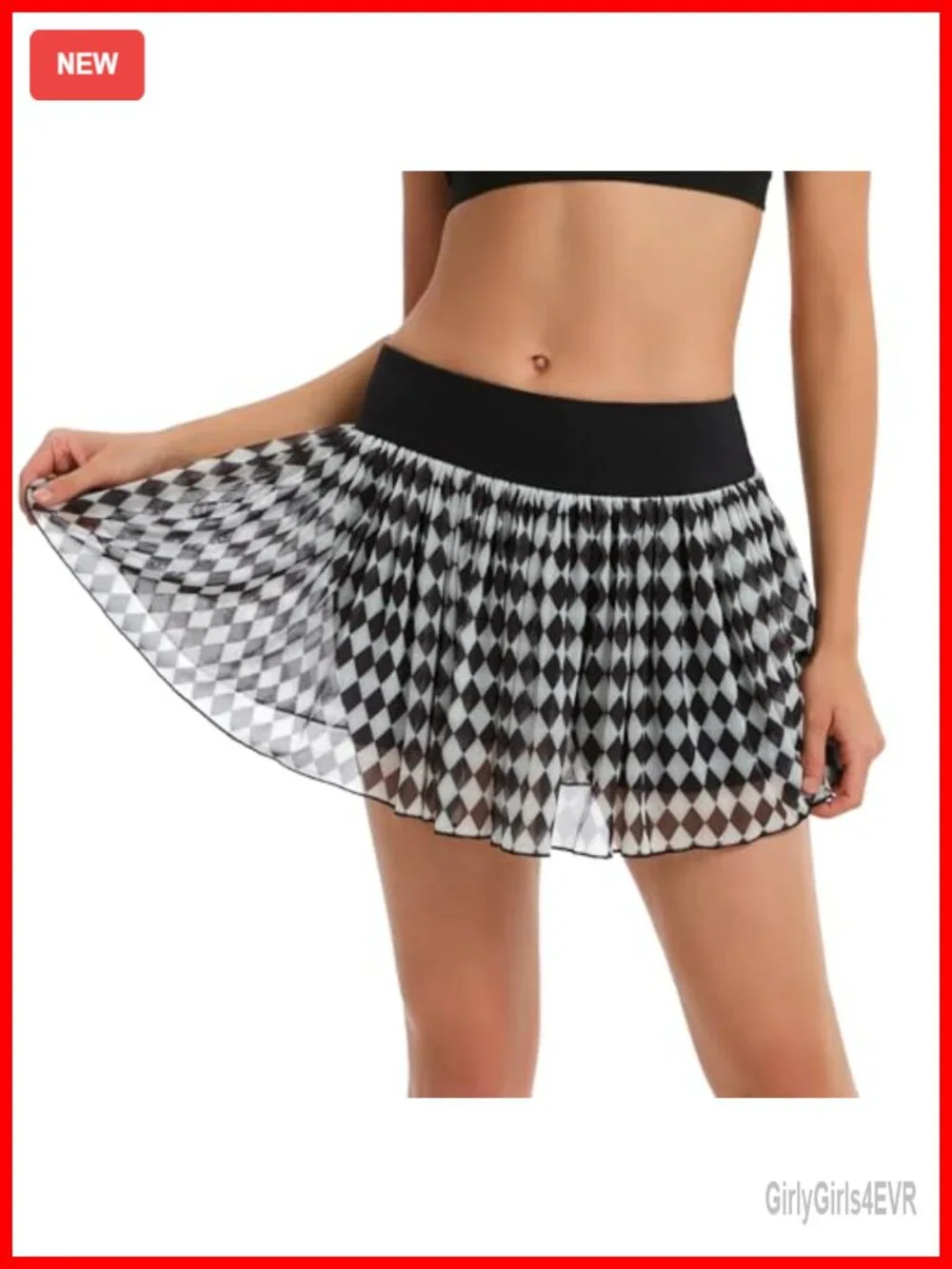 Pleated Tennis Skort with Built-in Shorts, Pockets